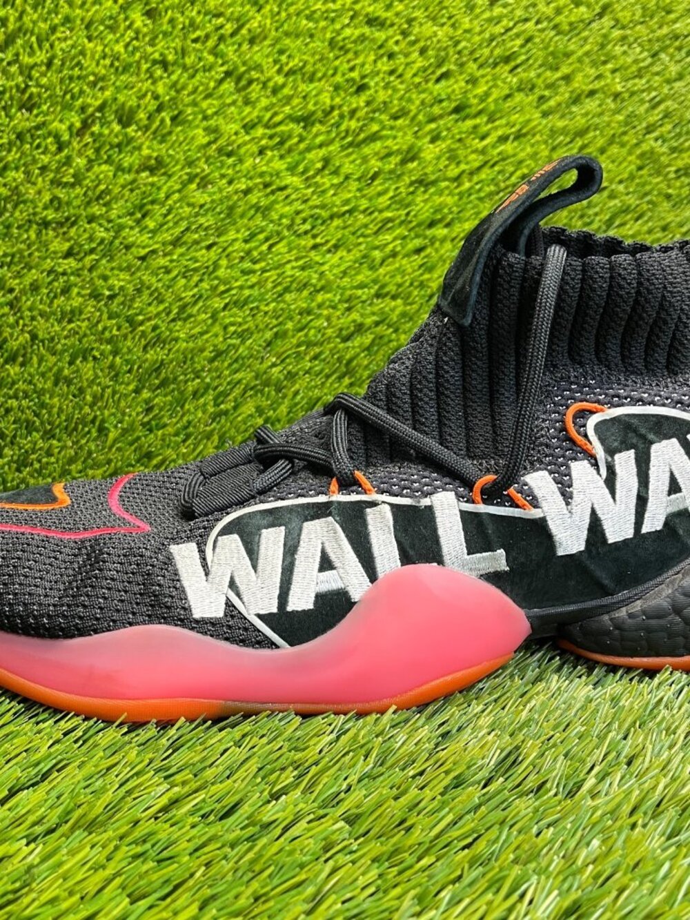 Adidas Crazy BYW X PE Wall Way Mens Size 12 Black Red Basketball Shoes Sneakers - Picture 3 of 10